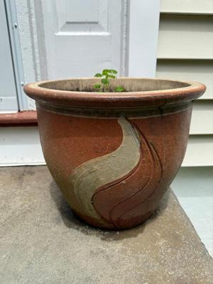 Glazed Clay Planter