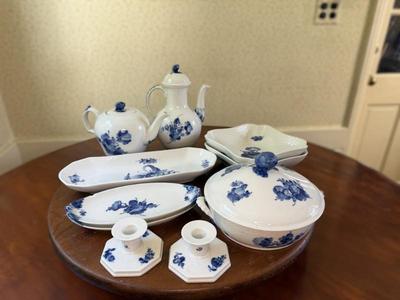 Ten Pieces Royal Copenhagen Serving Ware