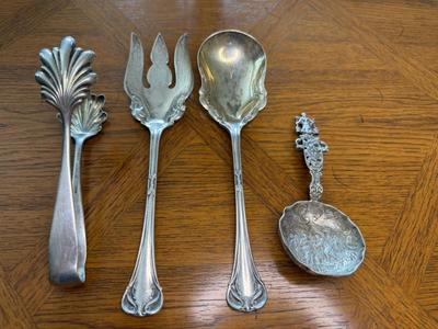 Silver Serving Ware - Three Pieces Sterling