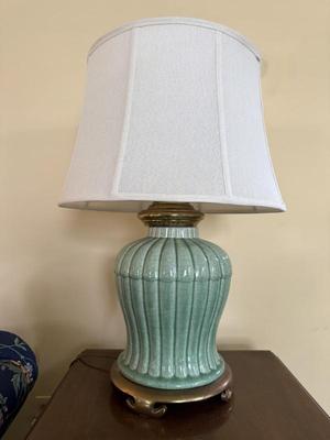 Celadon Pottery Lamp