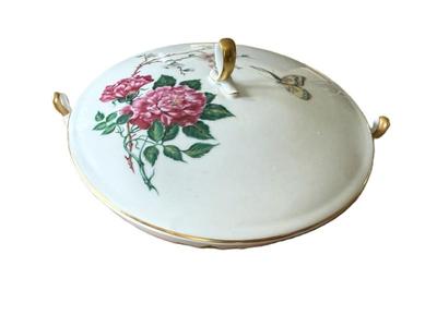 Selb Heinrich Rose & Butterfly Covered Serving Dish