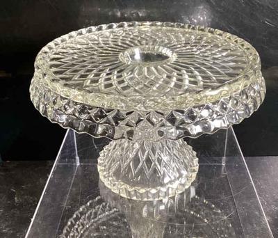 Elegant vintage 1930 cambridge virginian cake stand