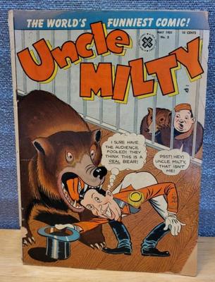 True cross comics uncle milty 3 may 1951 reserve $20)