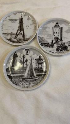 German town decorative coasters