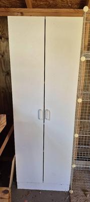 Faux Wood Storage Cabinet 