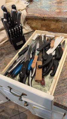 Cuisinart Knife Block & Other Miscellaneous Knives