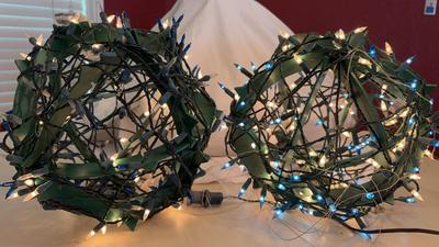 Hanging Balls Christmas Lights 