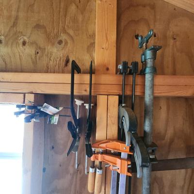 Assorted Wood Clamps 