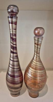 Pier 1 Glass Decanters