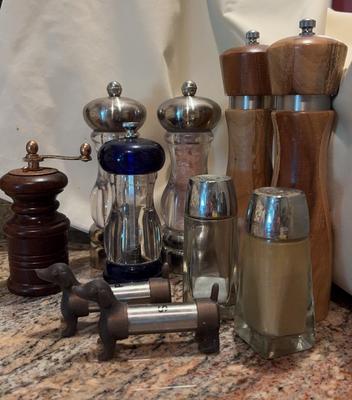 Various Salt & Pepper Shakers