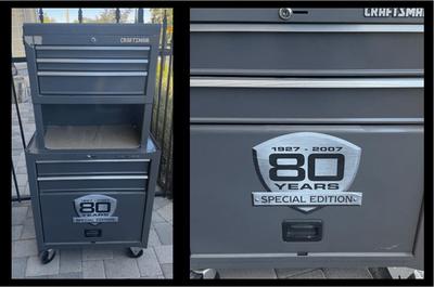 Craftsman 80th Anniversary Special Edition Rolling Tool Chest & Cabinet