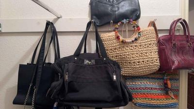 Vintage purses various colors sizes and material