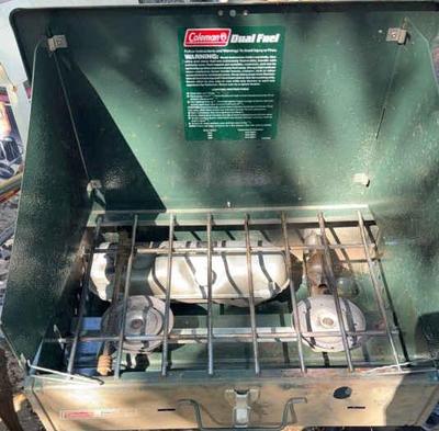 Coleman duel fuel camp stove