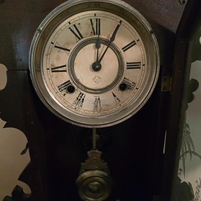 Sale Photo Thumbnail #107: Ansonia gingerbread clock