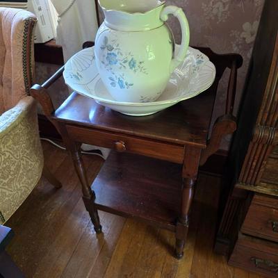 Sale Photo Thumbnail #182: Antique pitcher & bowl sets