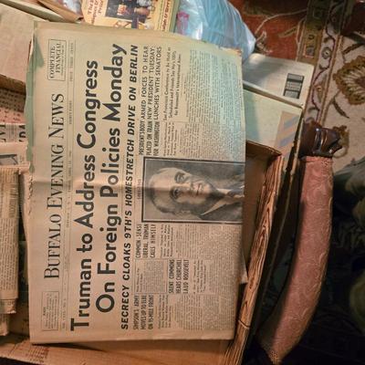 Sale Photo Thumbnail #82: Historic newspapers