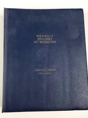 Metallic history of medicine bronze coin collection
