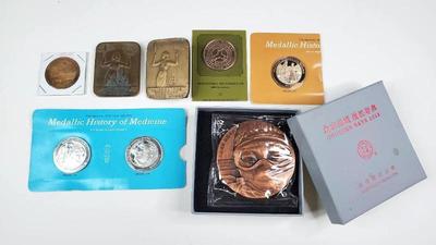 Commemorative coins medallions, tokens history of medicine