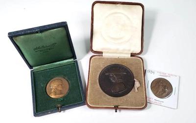 Commemorative medals and token
