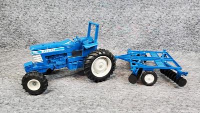 Ertl ford tractor and tandem disc plow