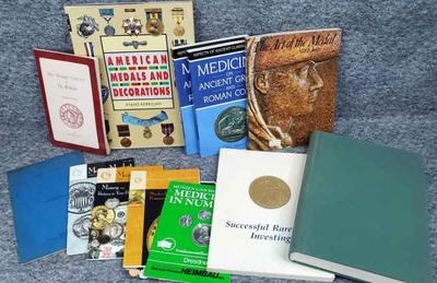 Medallion and coin collector s books, publications