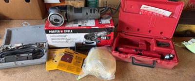 DREMEL TOOL MODEL 280, PORTER CABLE ORBIT POLISHER, AND MILWAUKEE 2-SPEED SCREWDRIVER
