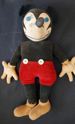 VINTAGE STUFFED MICKEY MOUSE 