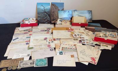 STAMPS, COINS, POSTCARDS, AND MORE