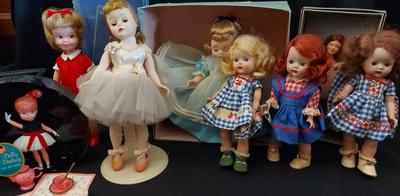 VINTAGE MADAME ALEXANDER DOLLS, PENNY BRITE, DOLLY DARLING AND MORE