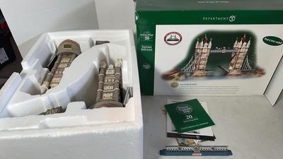 Dept 56 Dickens Village Special Ed Tower Bridge Of London