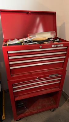 Craftsman Rolling Toolbox With Tools