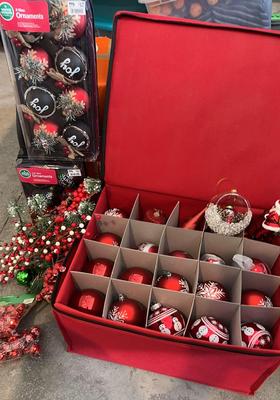 Christmas In Red Ornaments