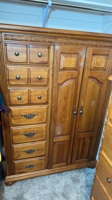 Fourteen Drawer Armoire Style Dresser