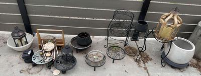 Plant Stands & Misc Patio Decor