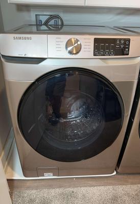 Samsung 4.5 cu.ft. Front Load Washer with Steam in Champagne