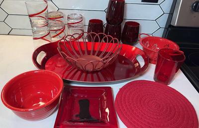 Modern Red Themed Kitchen & Dining Ware