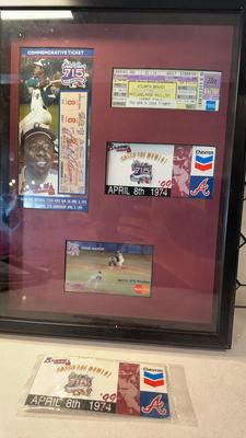 Hank Aaron Atlanta Braves 25th Anniv Collectibles
