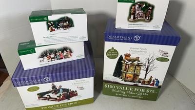 Dept 56 Victorian Christmas Dickens Villages & People