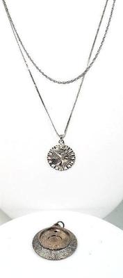 Sterling nefertiti necklace sterling chain, photo pendant