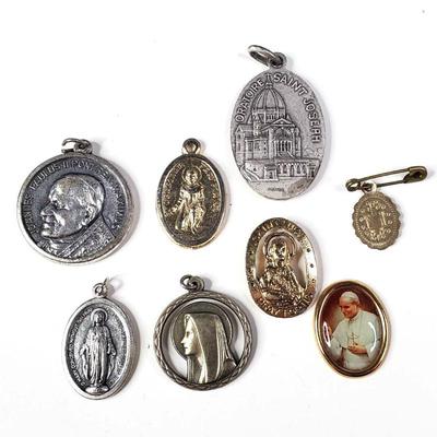 Religious charms medallions