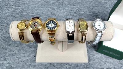 Ladies watches minnie mouse, amitron and others