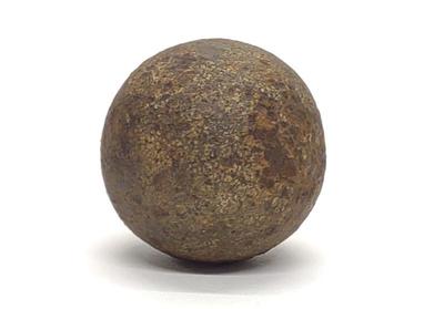 Sale Photo Thumbnail #229: Civil War Era 2.6" Cannon Ball Lancaster County PA