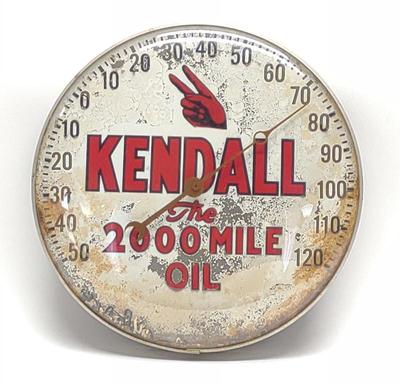 Sale Photo Thumbnail #95: Kendall The 2000 Mile Oil Advertising Thermometer