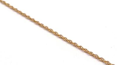 Sale Photo Thumbnail #233: 10K Yellow Gold Twist Rope Chain Necklace 18" long