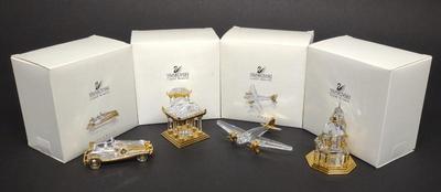 Sale Photo Thumbnail #413: (4) Swarovski Journeys Series Crystal Figurine Set