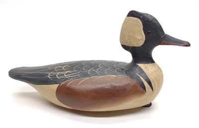 Sale Photo Thumbnail #415: Jimmy Bowden Hooded Merganser Duck Decoy