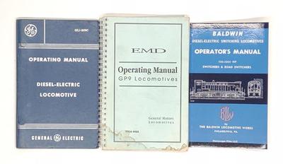 Sale Photo Thumbnail #417: (3) Diesel Locomotive Railroad Operating Manuals