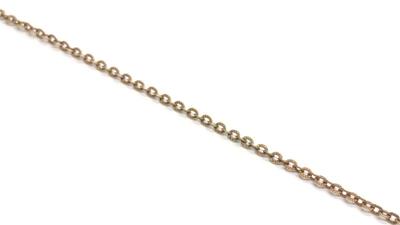 Sale Photo Thumbnail #96: 14K Yellow Gold Textured Cable Chain Necklace 15"