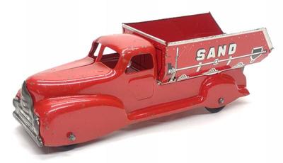Sale Photo Thumbnail #123: Marx Sand & Gravel Dump Truck Pressed Steel Toy