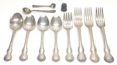 Sale Photo Thumbnail #293: 11 pc Sterling Silver Towle French Provincial Set